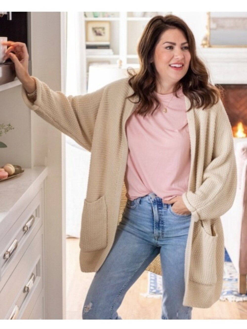 Jillian Harris X The Skinny Cardigan One Size